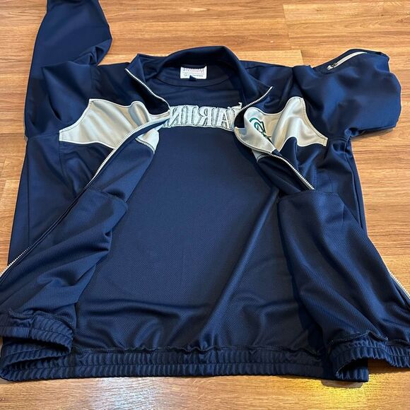 Seattle Mariners Lightweight Full Zip Jacket MLB Blue and Gray | Men Size XXL - Picture 7 of 10